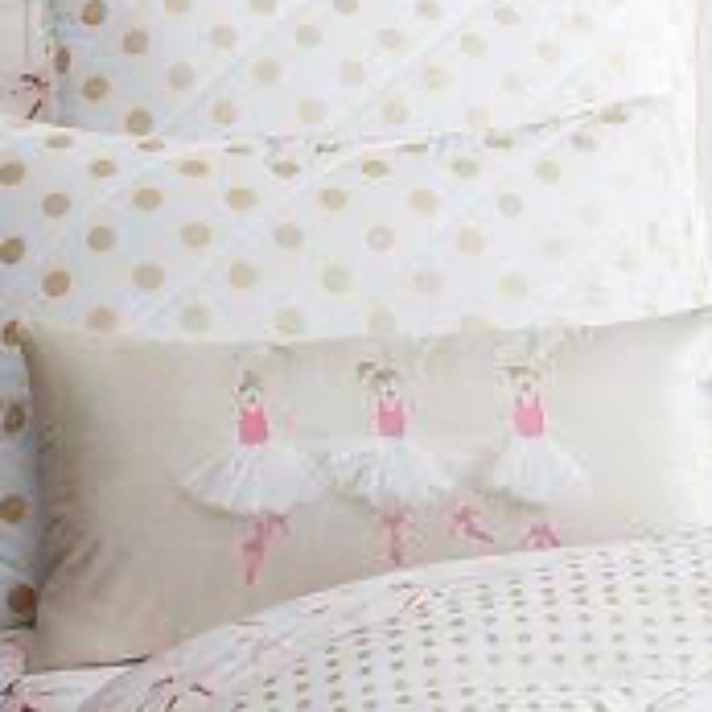 Pottery Barn Kids Ballerina Decorative Pillow